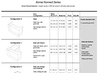 Korner Konnect 2020 Spec Guide